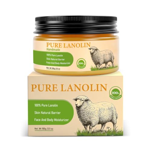 YURHERSU Pure Lanolin Face Balm Skin Moisturizing Cream Firming Soothing Improving Skin Creating Protective Film Anti-wrinkle Daily Moisturizer Face Cream Fights Dry Skin For SkinCare