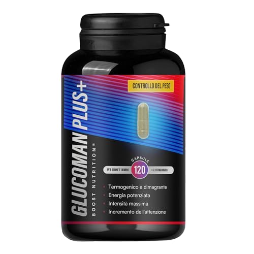 Brucia Grassi Drenante Forte 120 Capsule - Glucomannano Carnitina Bromelina Tè Verde - Made In Italy