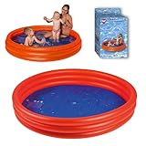 Enfriar: la minipiscina redonda para niños para jugar en el jardín también se puede utilizar perfectamente para enfriar, un gran refrescante