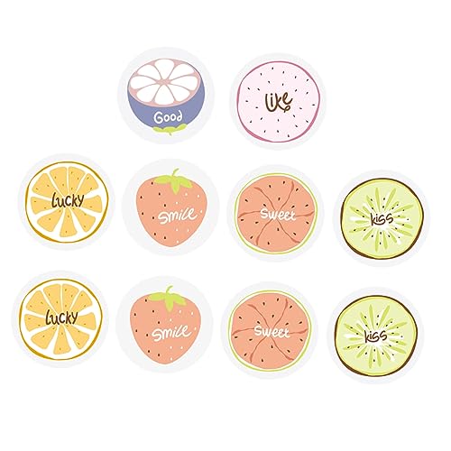 DEARMAMY 10piezas Gorros De Ducha De Frutas Mango Pitaya Sandía Naranja Elástico Adulto