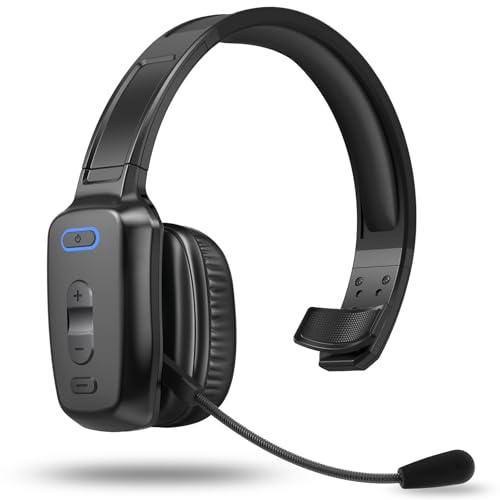LEAYU Bluetooth Headset, 60hrs Noise Canceling...