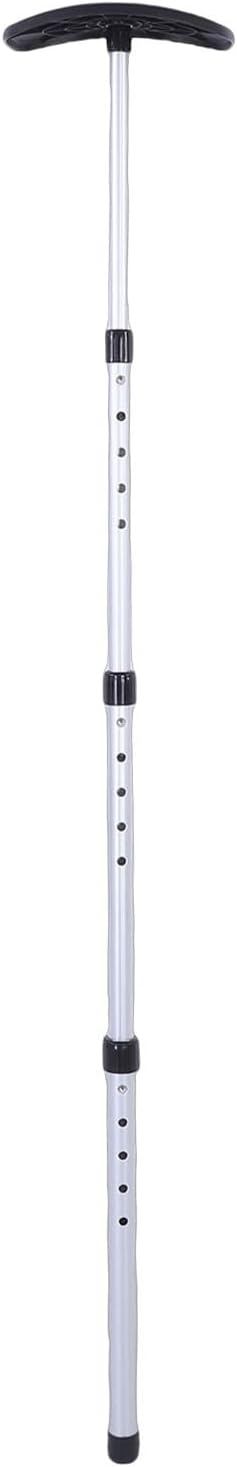 VINGVO Travel Bag Support Pole, Telescopic Adjustable Aluminum Alloy Rod, Oval Top Design Pole with Lightweight Structure, Ideal for Golf Club Bags, Prevent Deformation