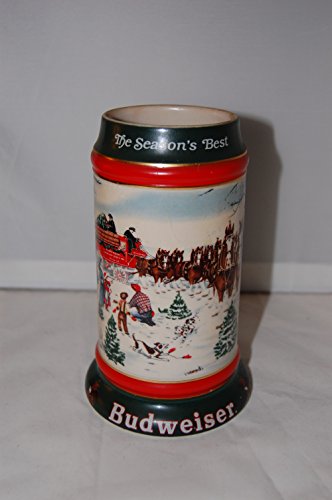 1991 BUDWEISER THE SEASONS BEST HOLIDAY STEIN CS133 by Budweiser