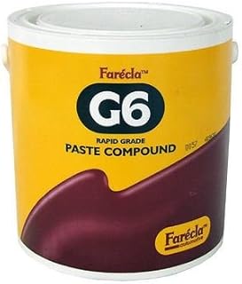 FARECLA G6 Compound Paste Rapid Grade 3kg Tub Silicone Free For Use On Original & Refinish Medium Solid & Air Dried 2k Paint Systems