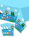 Nefelibata Gone Fishing Tablecloths Fishing Birthday Decorations Waterproof Table Cover Little Fisherman Party Supplies Baby Shower Decor for Boy Plastic Set of 3/42