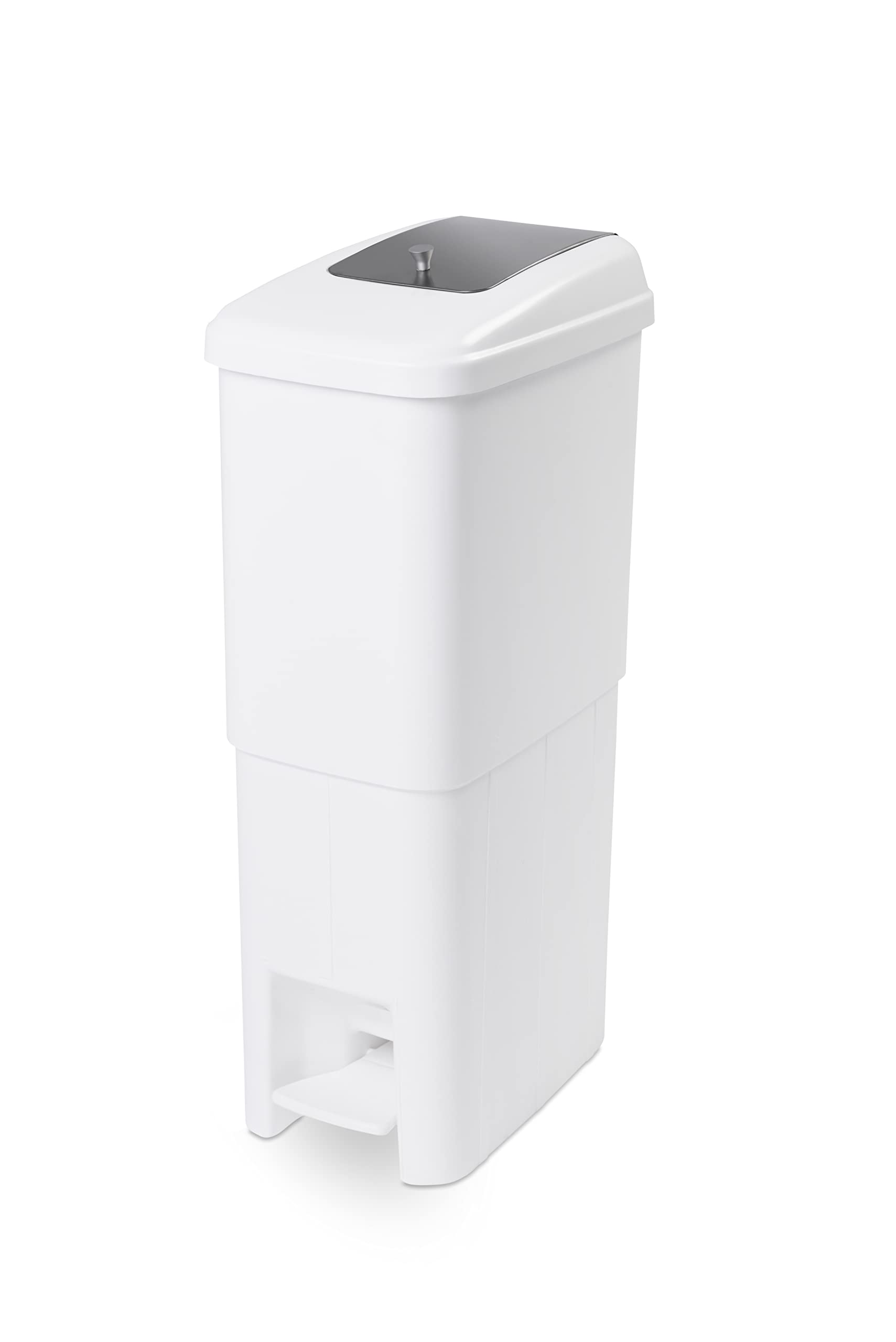 Papelera Baño | Compresero de Baño | Unidad Higiénica Femenina con Tapa de Acero Inoxidable | Contenedor sanitario femenino | Basura Baño Ideal para Baños Públicos y Privados