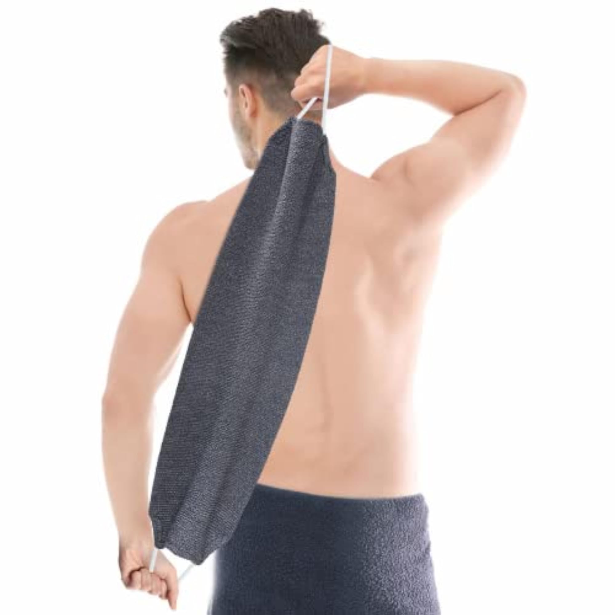 Double-Sided Bath Brush for Body Scrub, Natural Shower Brush