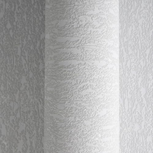 Papier peint floral gris intissé pose facile pour masquer défauts mur - 6