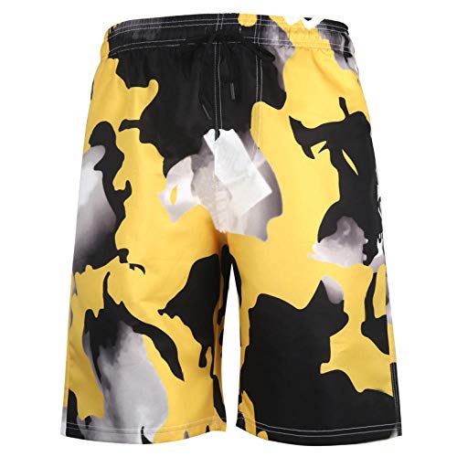 Short à séchage rapide pour homme, maillot de bain camouflage imprimé 3D respirant