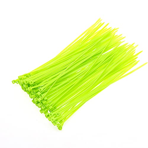 100pcs 2.5 * 100mm 2.5 * 150mm 2.5 * 200mm Self Locking Nylon Cable Zip Ties (Black 100Pcs,2.5X150mm)