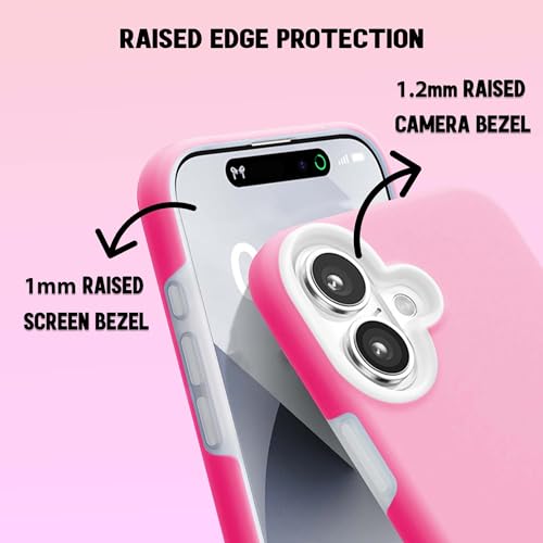 Image of Kratos Soft Silicone Case Cover Compatible with iPhone 16 Plus - Everyday Comfort Protection, Wireless Magnetic Charging Case with Raised Edge Camera & Screen Protection, Shock-Resistant Design