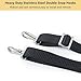 2PCS Bimini Top Straps with Heavy Duty Stainless Steel Double Snap Hook,Bimini Straps for Boats Adjustable 33.5