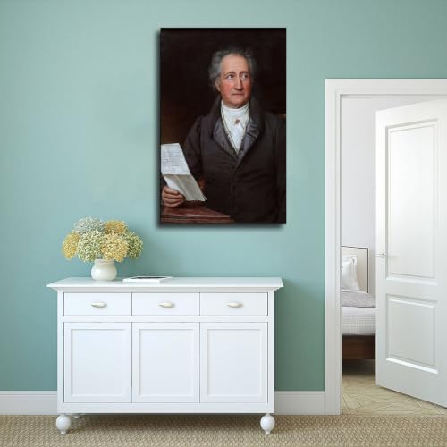Art mural Goethe peintures de collection sur toile texturée - 4
