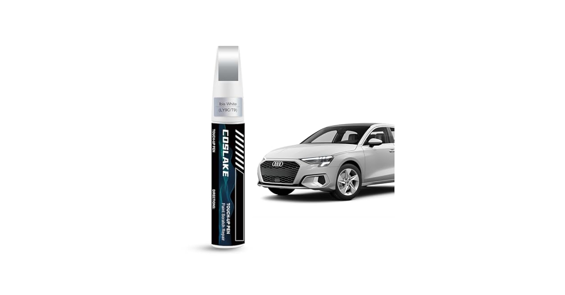 Amazon.com: COSLAKE Car Touch Up Paint(Ibis White(LY9C/T9