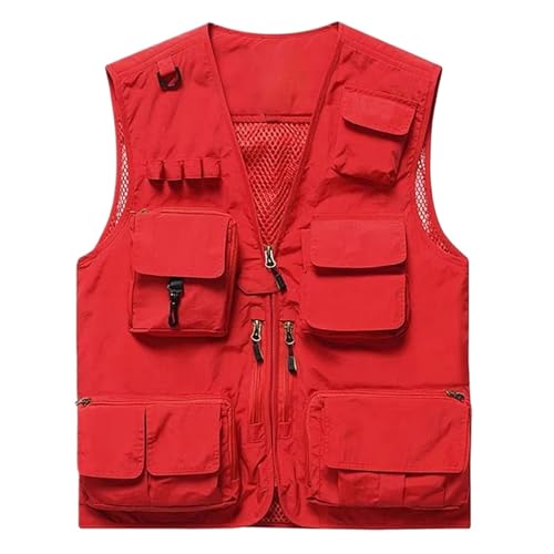 Chaleco de verano para hombre ideal para pesca y fotografía libre