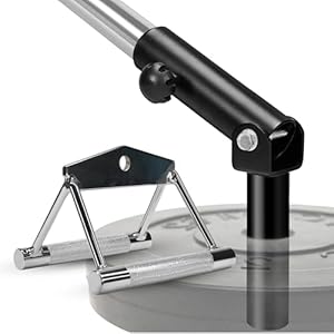 Yes4All Deluxe T Bar Row Platform Landmine Attachments – Giro completo de 360° y fácil de instalar – Se adapta a barras olímpicas estándar de 1″ y olímpicas de 2″