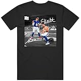 Jaxson Dart Cam Skattebo Football Player Sports Fan T Shirt L Black