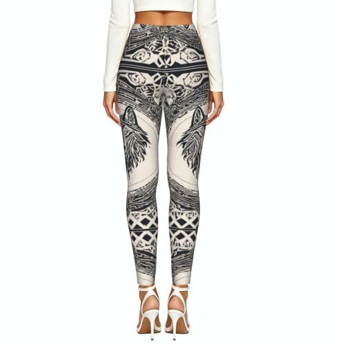 Pantalones de yoga Wolf Motifs transpirables con estampado Construct01 2
