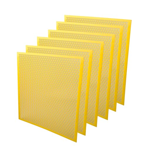 benefitbee 6PCS Plastic Queen Excluder for 8 Frame Beehive - Smooth Edges No Harm to Bees Wings Bee Separator to Keep Queen Out of Honey Boxes Essential Beekeeping Supplies for Beekeepers