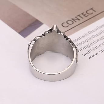 SUKKCCNO Vintage 925 Sterling Silver Masonic Rings for Men Retro Freemason Symbol Knights Templar Freemasonry Emblem Rings