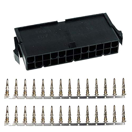 ATX�K�i �}�U�[�{�[�h ���C���d���R�l�N�^ 24Pin �n�E�W���Ox1 �����s��x28 �Z�b�g (Molex 5558 5559�݊��i)