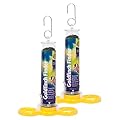 Pre-filled Niger Bird Feeders for Garden Birds - Jacobi Jayne® Goldfinch Finder Pack of Two - Hanging Bird Feeders For Small Birds. Niger Bird Feeder Hanging Wire Included