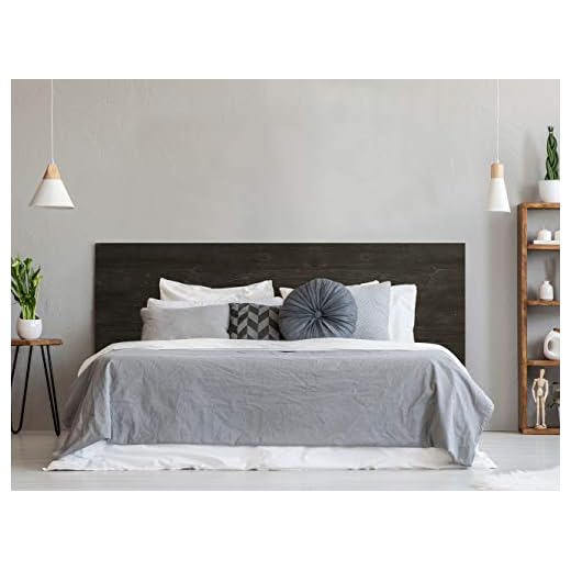 Cabecero Cama PVC Textura Madera Marrón Oscura 200x60cm | Disponible en Varias Medidas | Cabecero Ligero, Elegante, Resistente y Económico