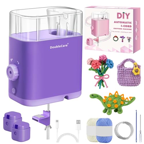Máquina de tejer automática DoubleCare con alambre de hierro de 2 metros para tricotar hilo