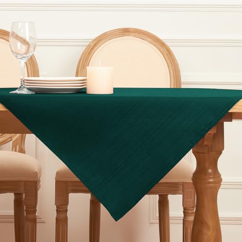 Softalker Tischdecke Weihnachten 80x80 grün abwaschbar Mitteldecke...