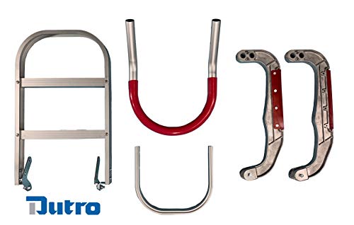 Carretilla de mano plegable de aluminio Dutro 500 lb capacidad miniatura 4