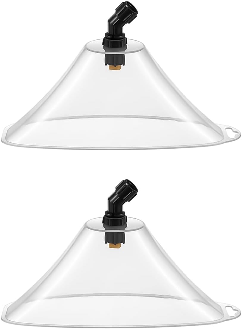 Pack of 2 Windproof Spray Hood Nozzles High Pressure Atomiser Nozzle Sprayer Garden Tools Easy Installation