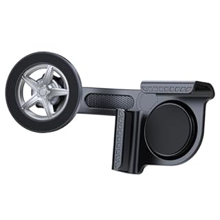 Elecphbo Clip-on Magnetic Phone Mount for Tesla Model Y/3/X/S - 360° Adjustable Car Holder, Universal Fit iPhone & Android, No Sticker, Tool-Free Installation 【Wheel】