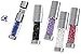 Produktbild Shooo 5pcs 32GB Jewelry Crystal USB 2.0 Flash Drive Memory Stick Pendrive (Mixed:Blue Black Purple Silver Red)