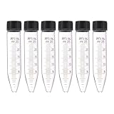 Spécifications: Matériau: Verre; Couleur: Noir; Capacité: 25ml; Dimensions: 120 x 25 mm/ 4.7 x 1 pouce (H*DIA); Contenu De L'emballage: 6 Pcs x Tubes À Centrifuger.
