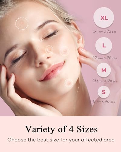 TKTK Remendos de Espinhas Remendos de Acne para Rosto, 4 Tamanhos 352 Remendos Remendo de Cobertura