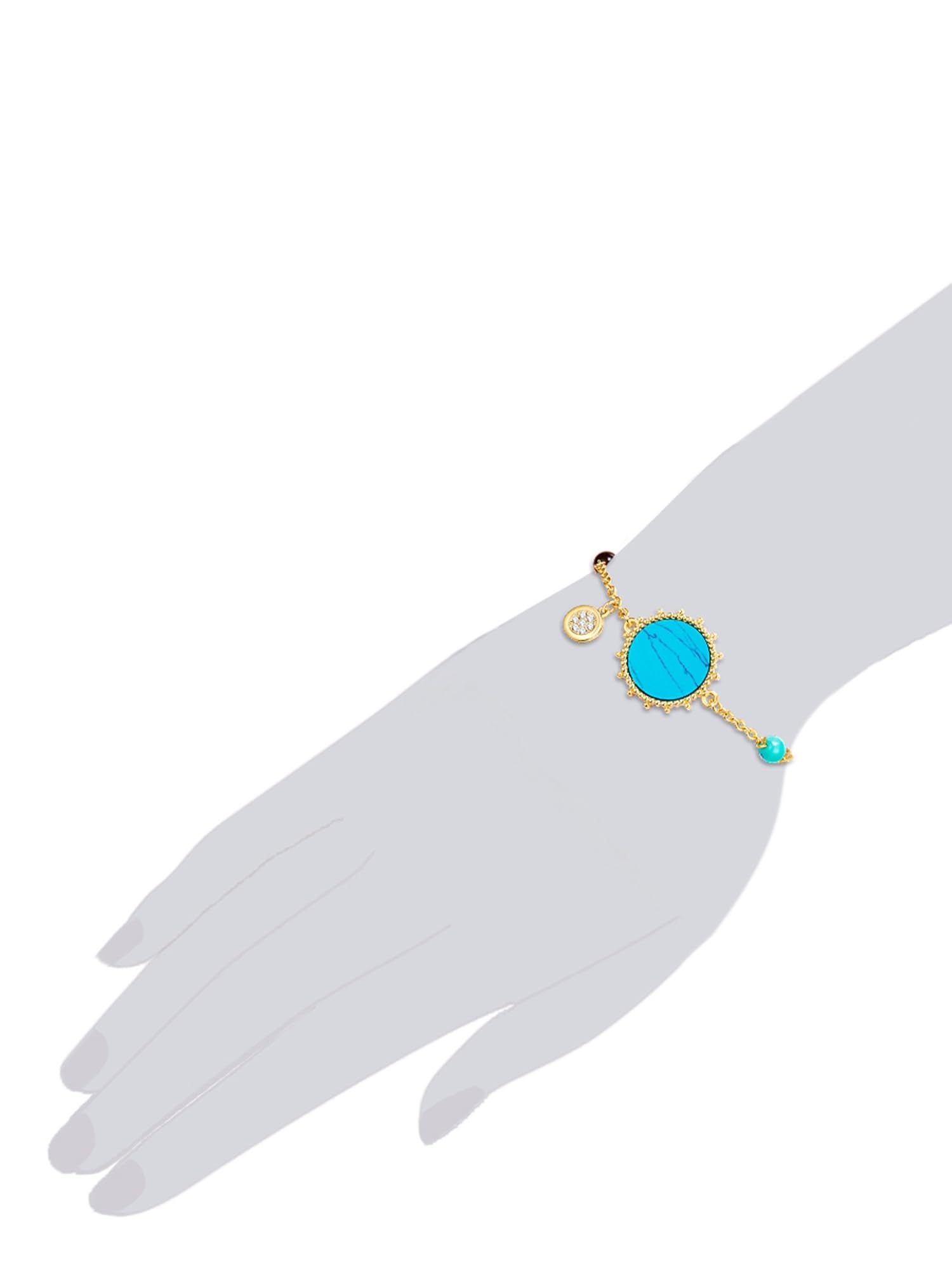 Lulu & Jane Bracciale ad ancora da Donna in Lega ferro con Ornato con cristalli