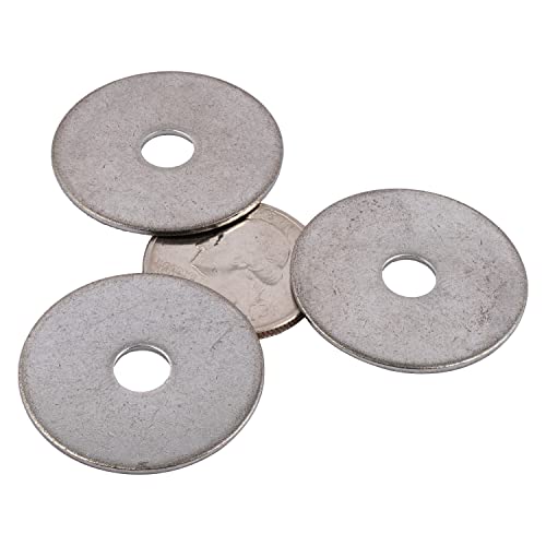 1/4 X 1-1/4" Stainless Fender Washer (100 Pack) 18-8 (304) Stainless Steel by Makers Bolt by MAKERS BOLT - Image 5