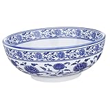 Bol udon soba en porcelaine : ce bol convient aux soupes, salades, nouilles, céréales, pâtes, fruits, etc.