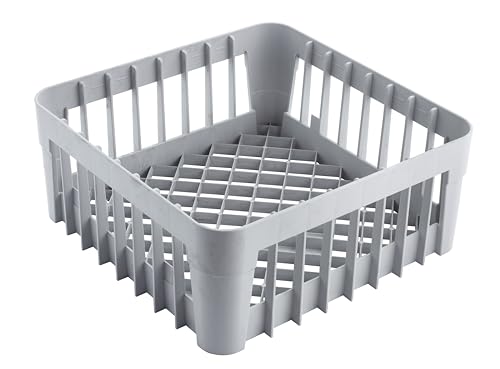 METRO Professional Cesta para lavavajillas GBL3500, polipropileno, 50 x 50 cm, para piezas pequeñas, color gris