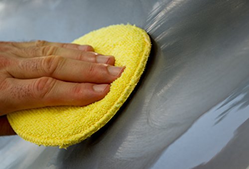Mothers 156501 Yellow Microfiber Ultra Soft Applicator Pad (Two 5 Inch Pads) #TOP3