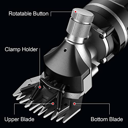 Sencan Sheep Clippers Sheep Shears,750W Farm Livestock Grooming Kit For Sheep Equine Goat Pony Cattle And Large Thick Coat Animals,Adjustable Speeds Heavy-Duty Farm Livestock Shearing Machine #TOP2