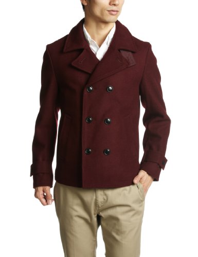 (ユニオンステーション) UNION STATION ショートメルトンPジャケット M0823FJM21 06 ボルドー 02_M