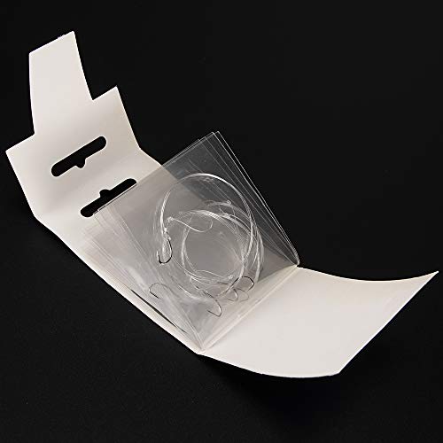 Anzóis de pesca, Andoer 10 unidades de anzóis de pesca com linha de pesca de aço de alto carbono anz