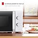 Toshiba MW2-MM20P(WH) Mikrowelle Standard, 20 Liter, 800 W, 5 Leistungsstufen mit praktischer Auftaufunktion, LED-Beleuchtung innen/weiß