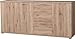 Produktbild Germania 3202-177 Sideboard GW-Top in Sanremo-Eiche-Nachbildung, 192 x 88 x 40 cm (BxHxT)