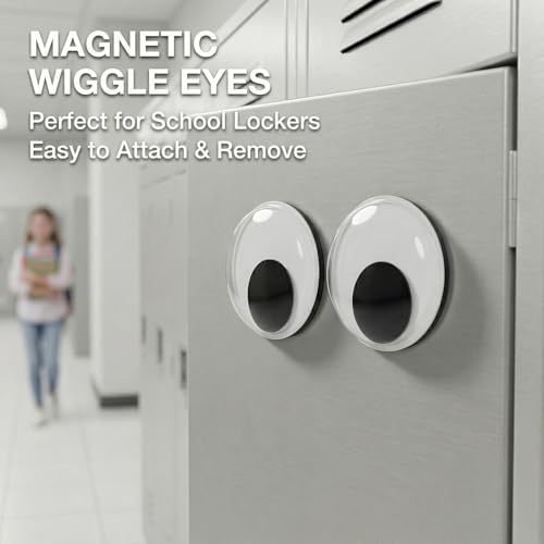 Ojos grandes para refrigerador de 3.94 pulg. con imán, set 2 miniatura 4