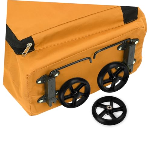 Roues robustes pour chariot de courses légères et pratiques de 15,5 cm