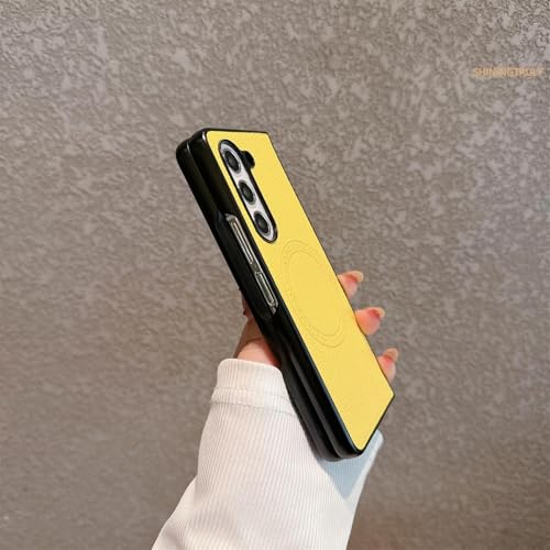Étui ZFold 3 cuir PU noir housse compatible charge induction - 4