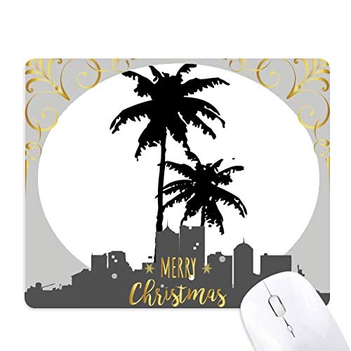 Tapis de souris cocotier silhouette pour éliminer les glissements et décorer le bureau