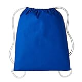 Costura interna. Nutshell - Mochila saco o de cuerdas Gymsac (Tamaño Único) (Zafiro/Natural)